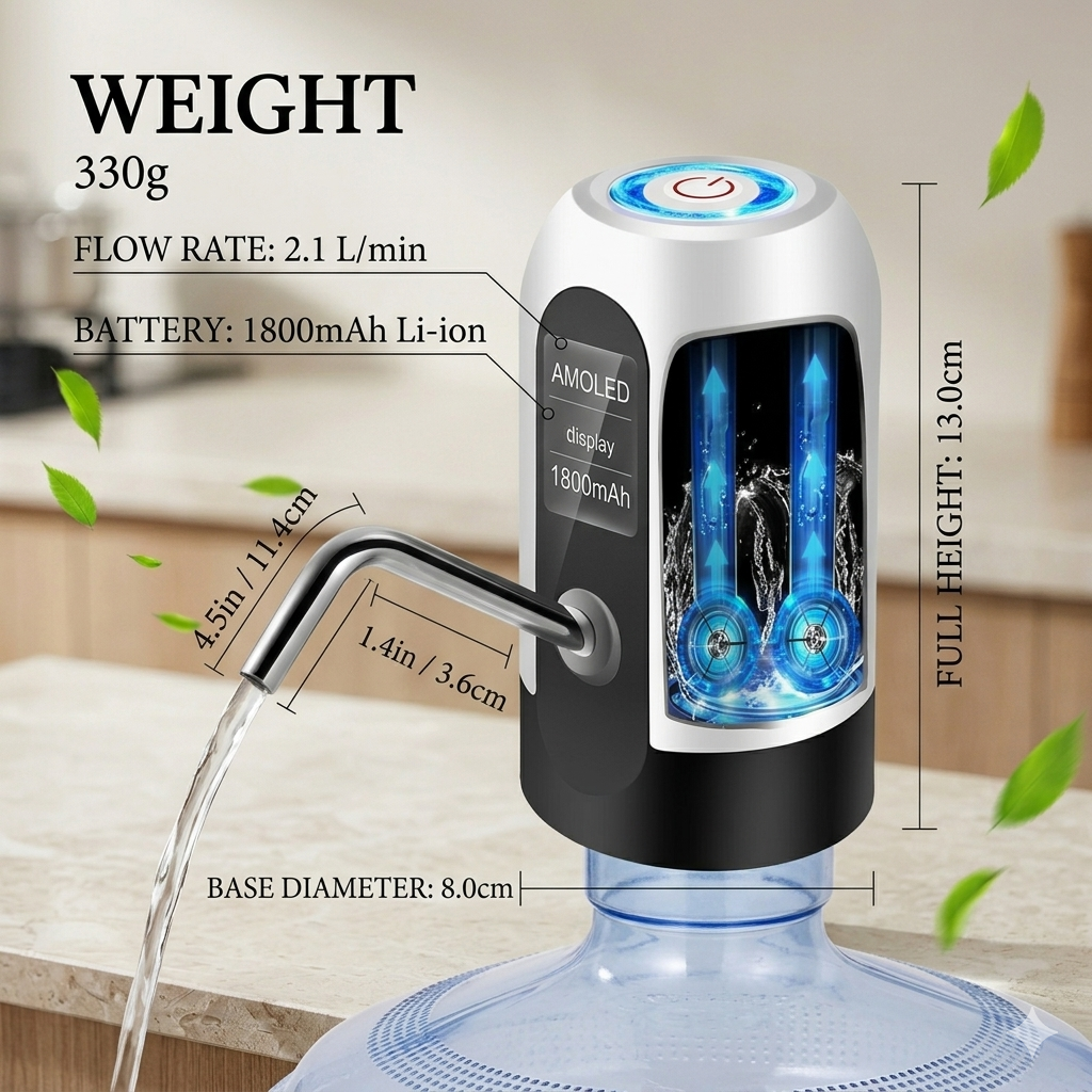 Electric Portable Water Dispenser Pump