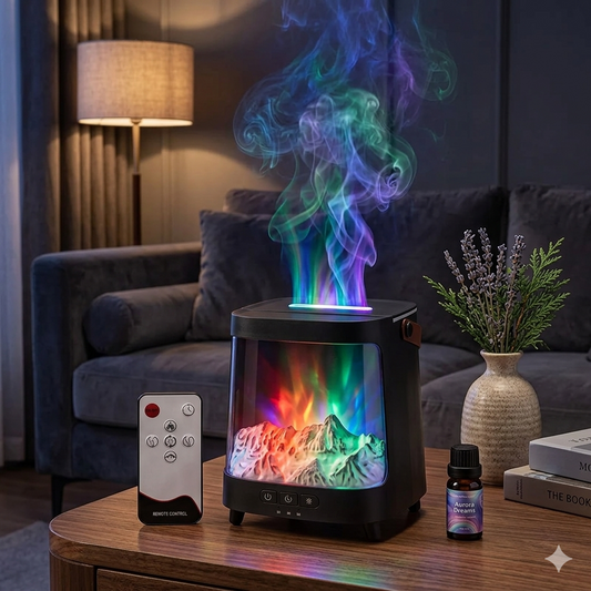 LED Flame Effect Aroma Diffuser